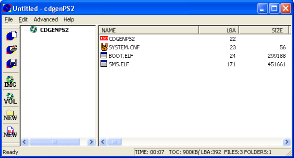 Fix LBA option in CDGenPS2