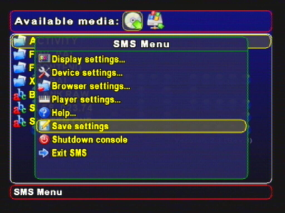 Screenshot of SMB share connected (right hand icon in top menu bar)