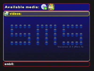Screenshot of navigating an SMB share