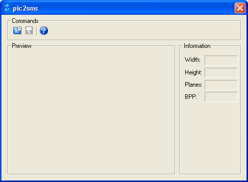 Pic2sms.exe application