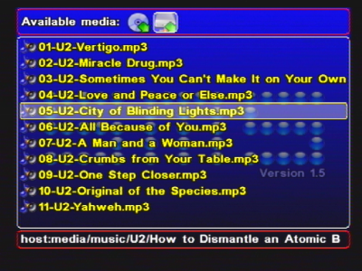 SMS MP3 browsing.